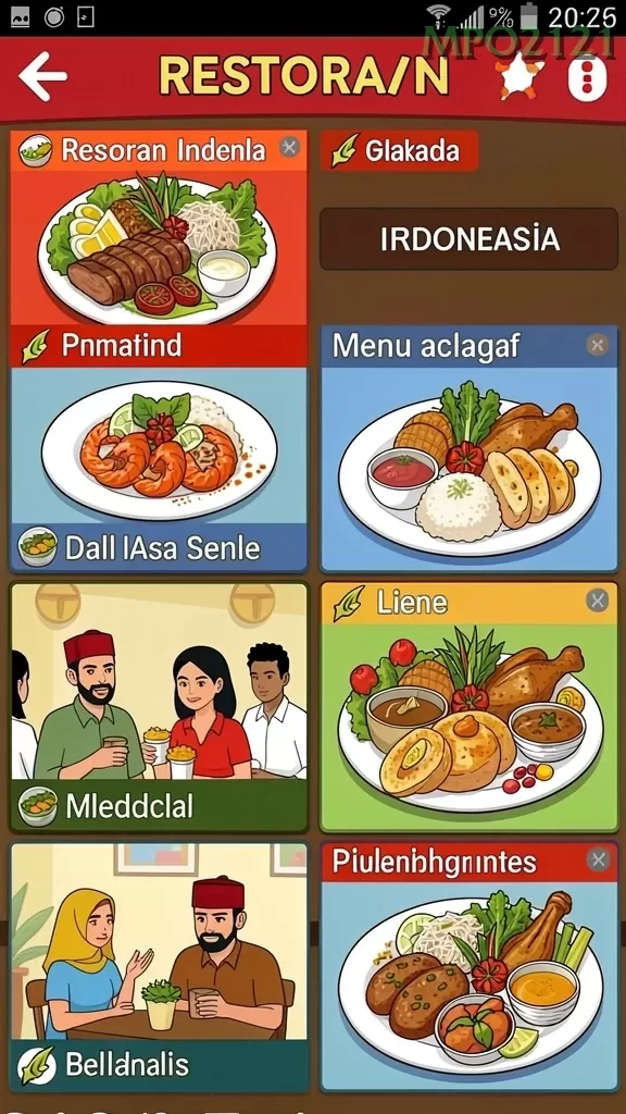 Cuplikan layar LUCUBET — aktivitas